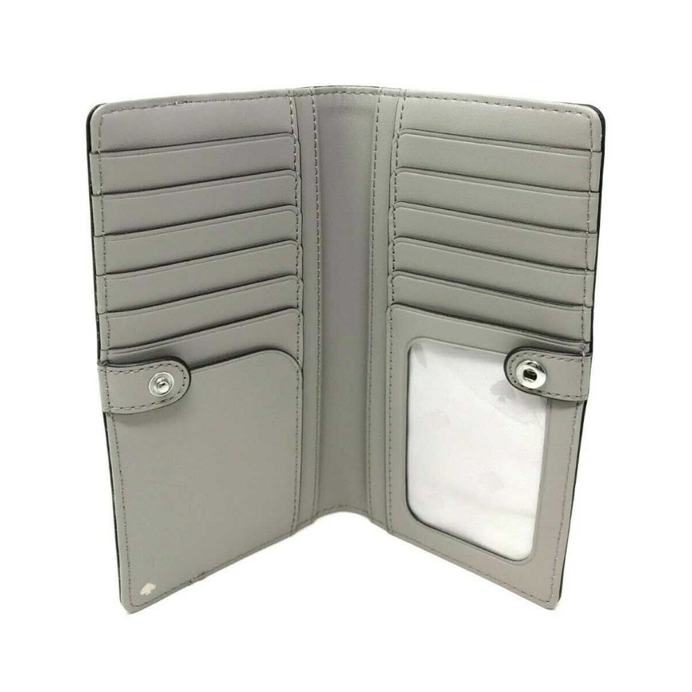 Kate Spade Cameron Large Slim Bifold Gray Wallet - Picture 6 of 6